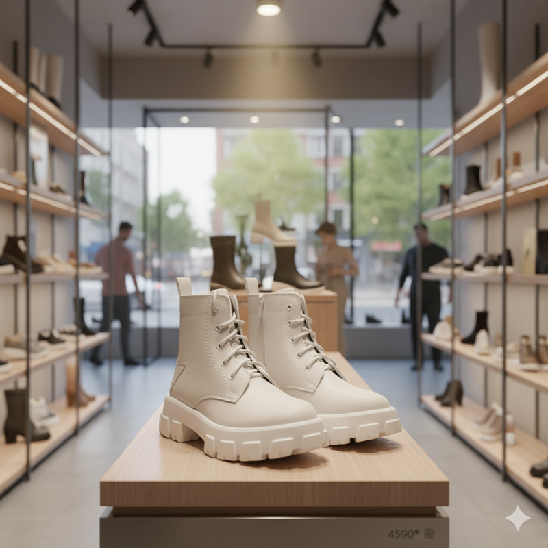 نیم بوت زنانه سفید مدل Roxana