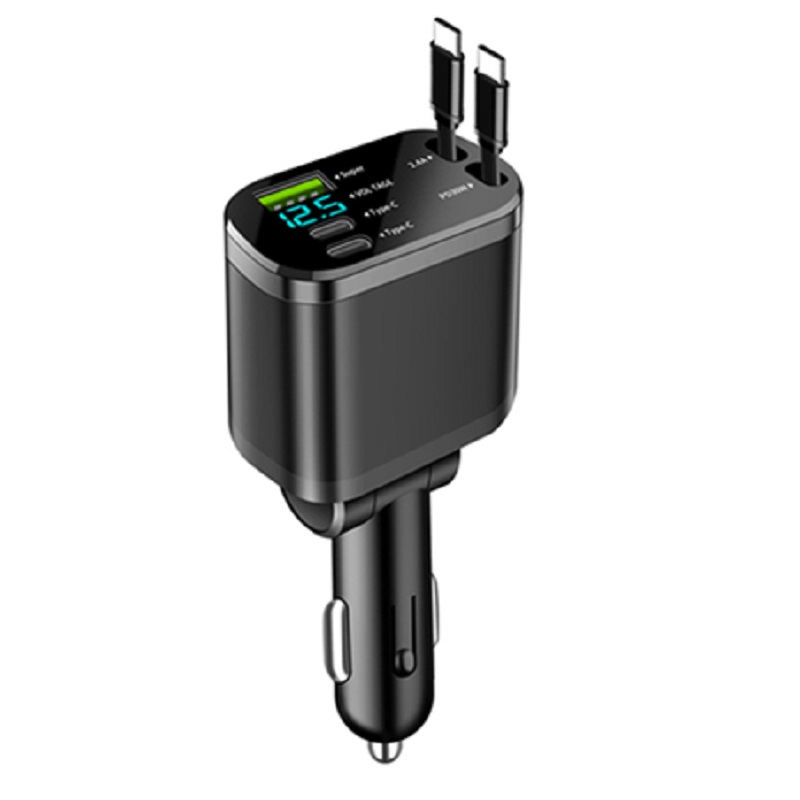 شارژر فندکی چندکاره 5in1) M4)-مشکی