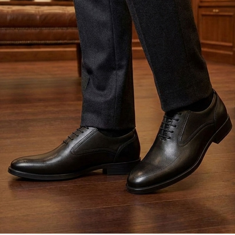 کفش رسمی بندی مردانه مدل Sabalan-مشکی