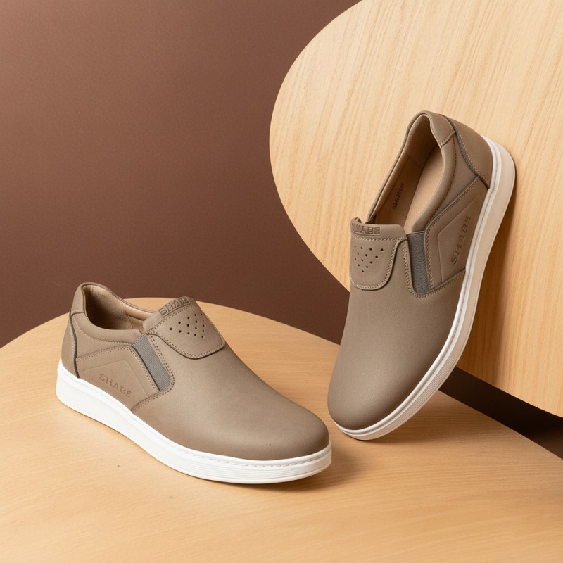 کفش روزمره مردانه مدل Shahab-نسکافه ای